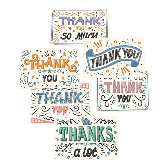 Thank You Assortment Insert Cards Pack of 50 - Picture 5 of 5